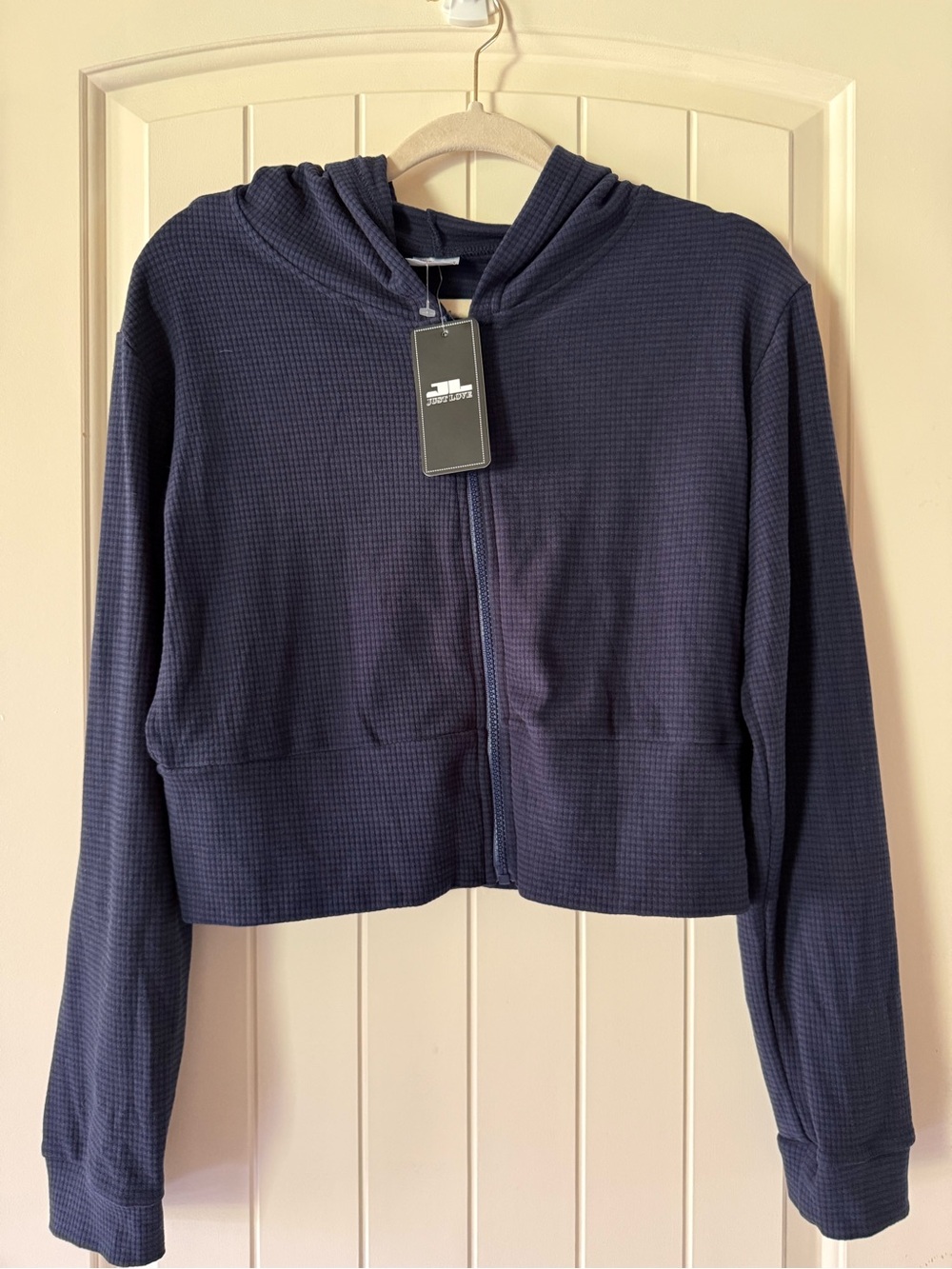 Just Love Kids Waffle Knit Hooded Jacket - XL